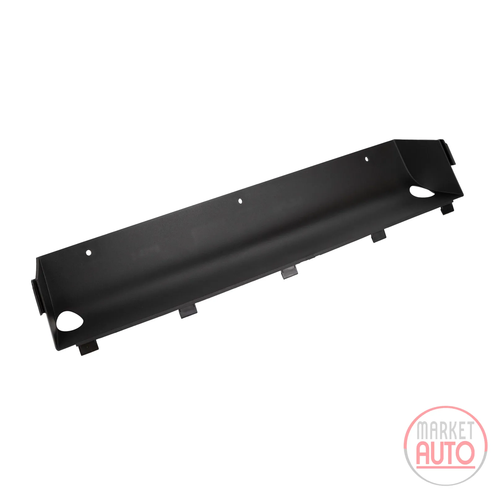 Deflector for the rear bumper
