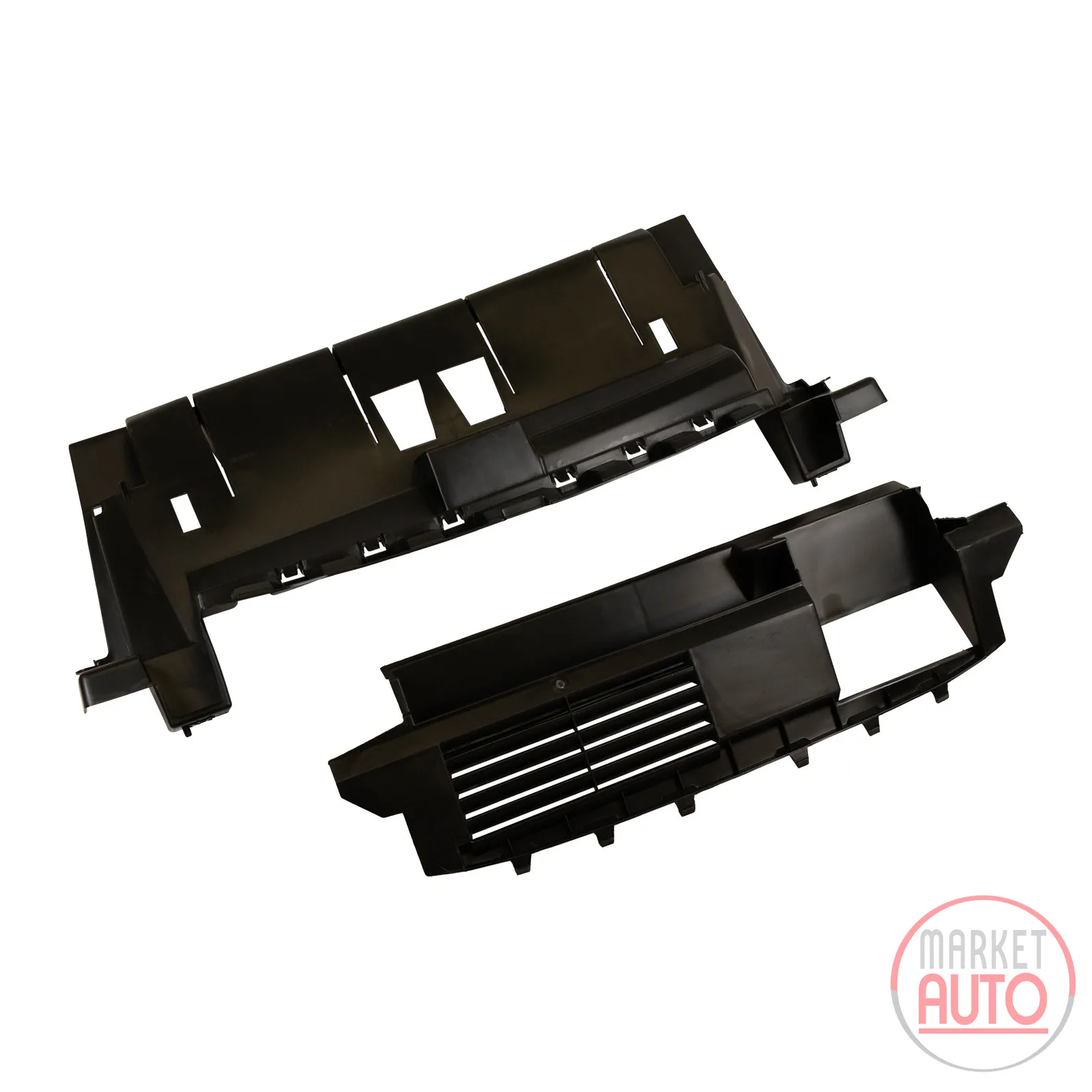 Air deflector top for the front bumper