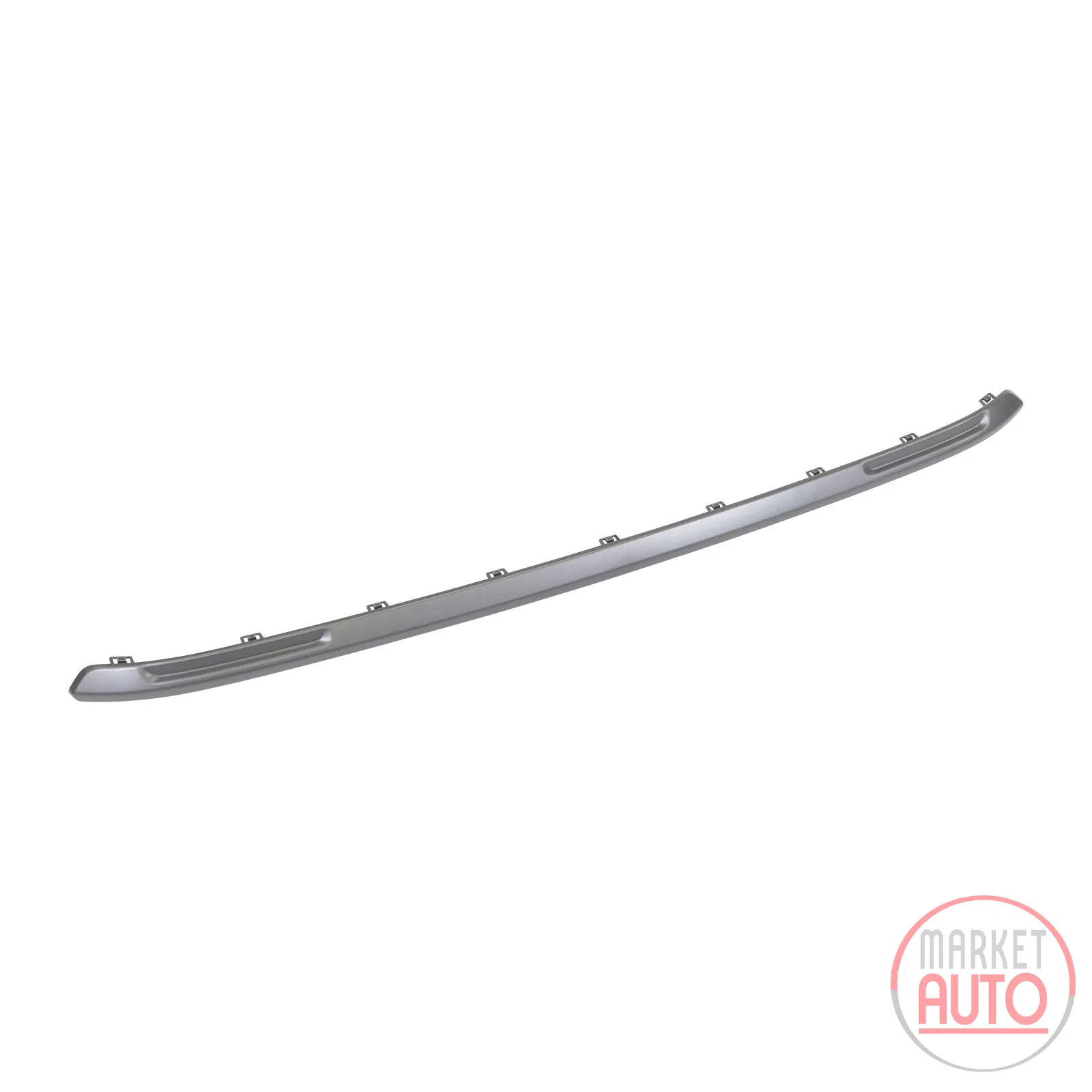 Trim strip on the front bumper