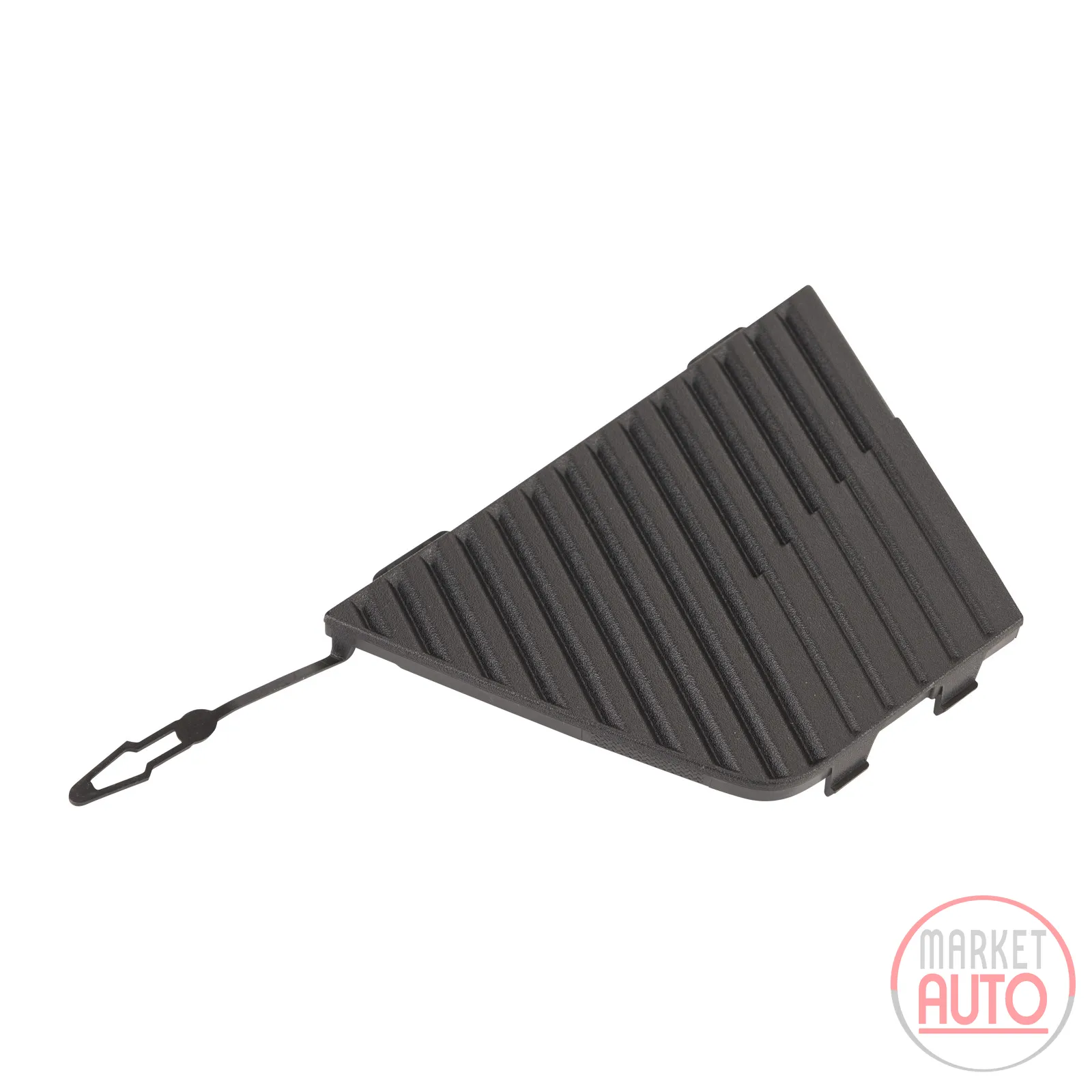 Cover cap for the rear bumper