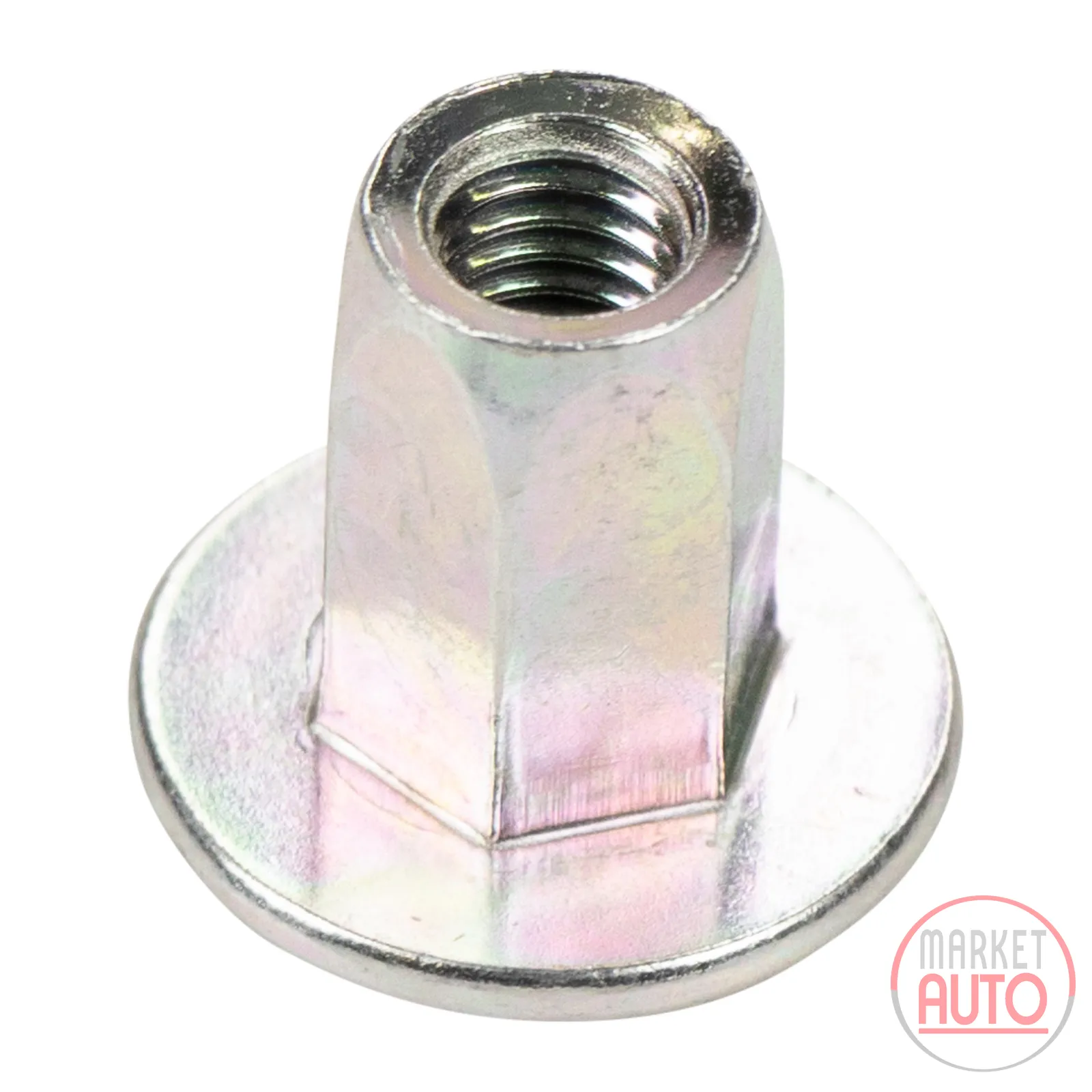 Rivet nut M 6 (yellow galvanized)