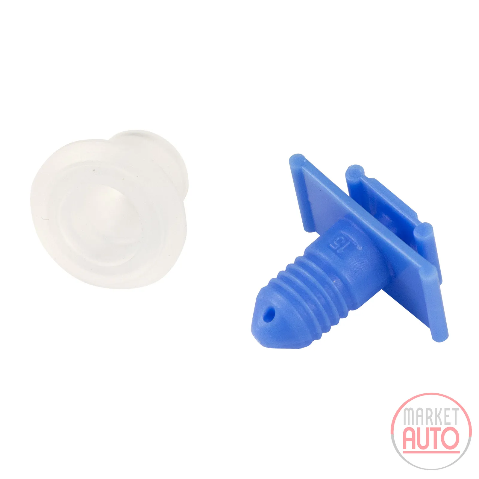 Clamping piece for trim strip clip
