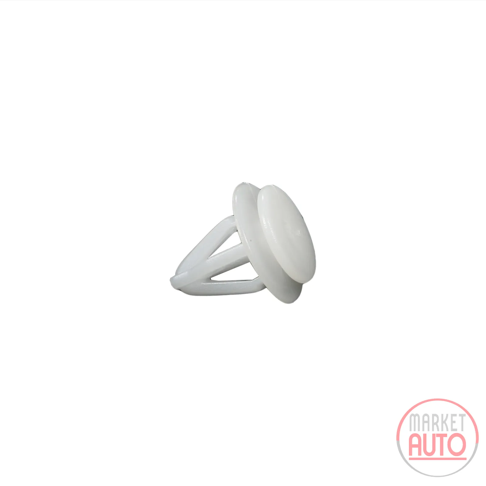 Trim clip white front trim