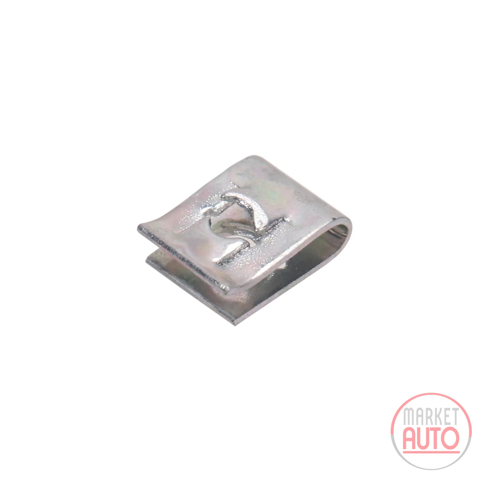 Clamping piece for the radiator grille