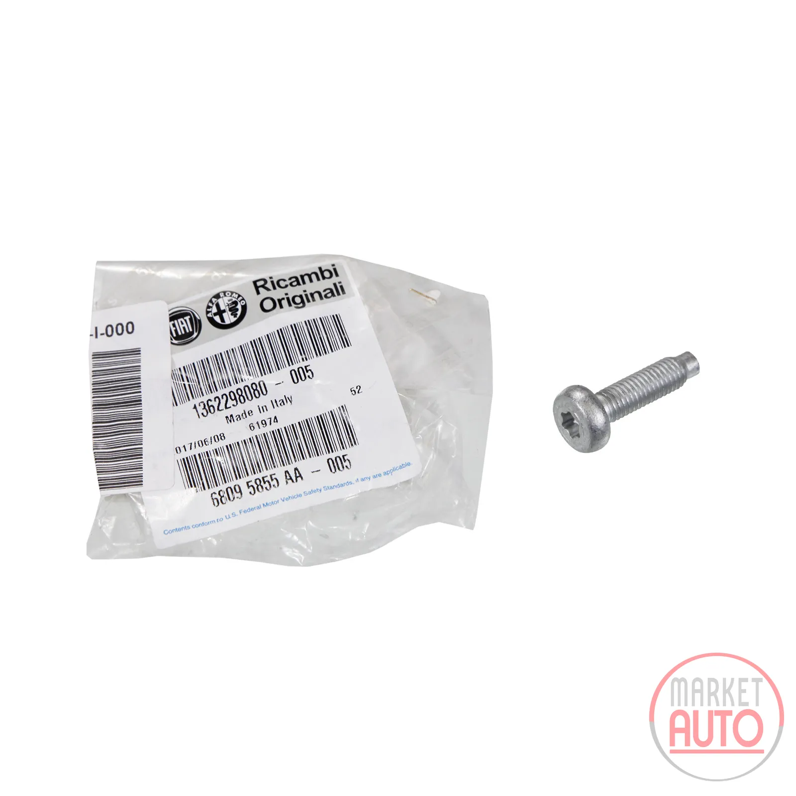 Screw for the rear door