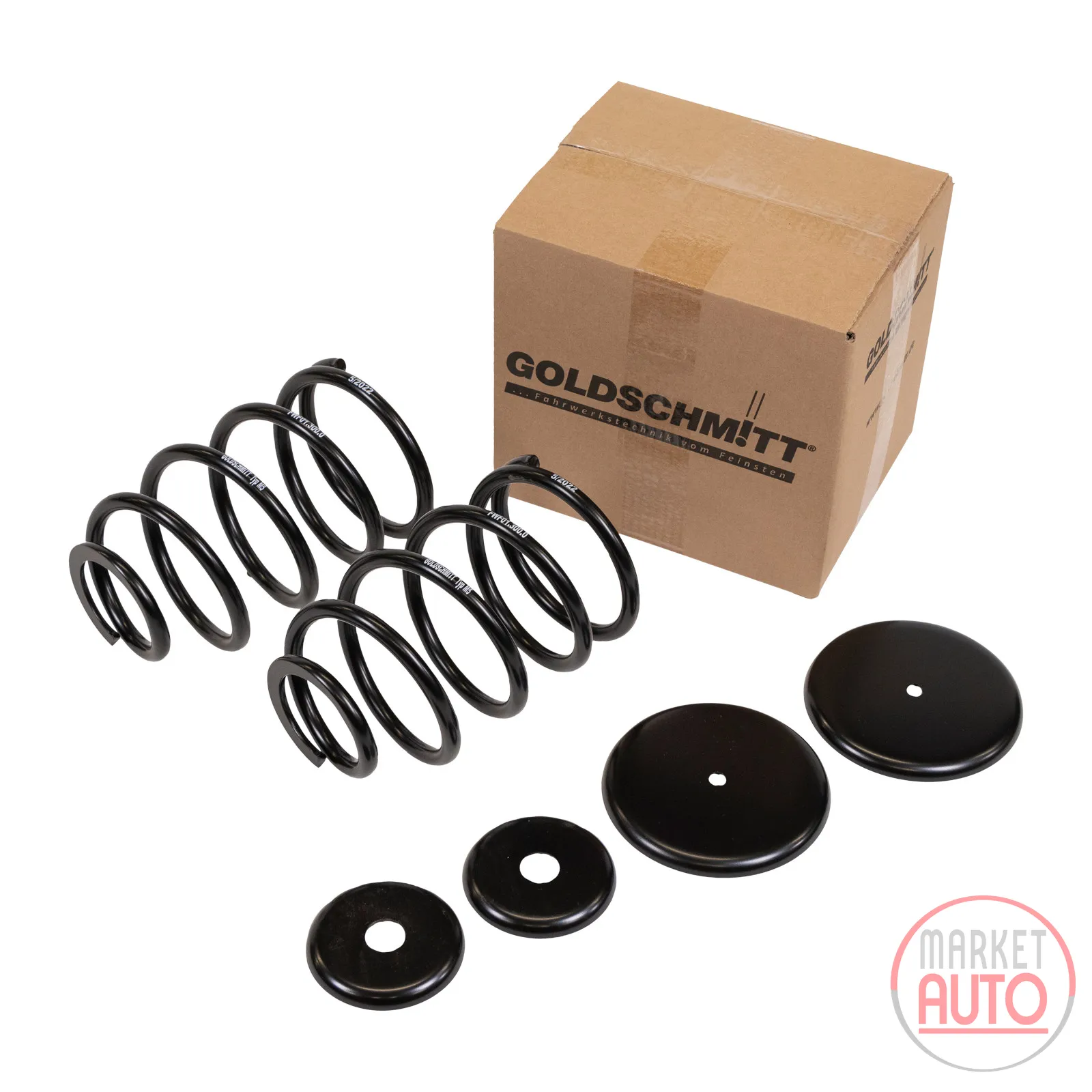 Coil springs (HA) Replacement coil springs for the rear axle GOLDSCHMITT