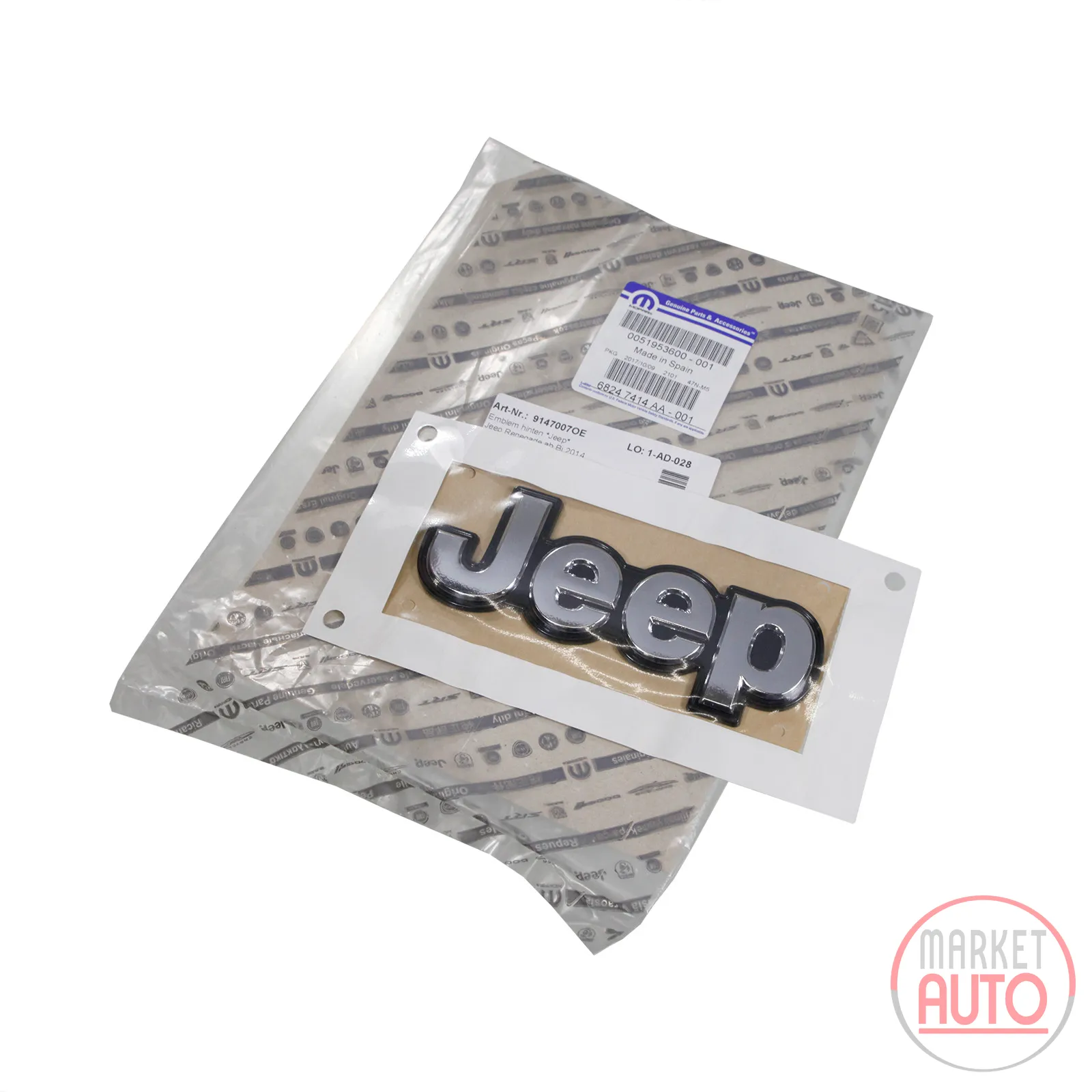 Rear emblem *Jeep*