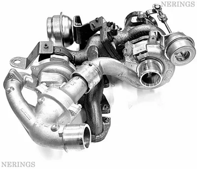 Biturbo-Turbolader restauriert (KKK)-NĒRINGS