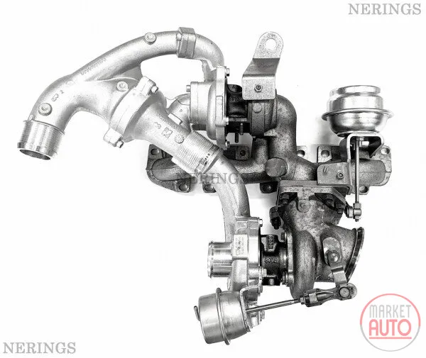 Biturbo-Turbolader restauriert (KKK)-NĒRINGS