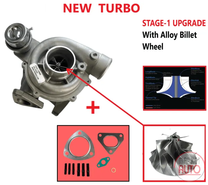 Turbolader neu (Garrett-Stage-1) -Nērings