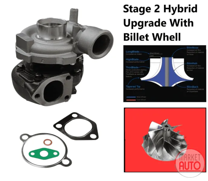 Turbolader NEU (Hybrid-Turbo Stufe-2) (GARRETT)-LVN
