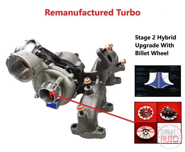Turbolader überholt KKK (Stage-2 Hybrid)-NĒRINGS