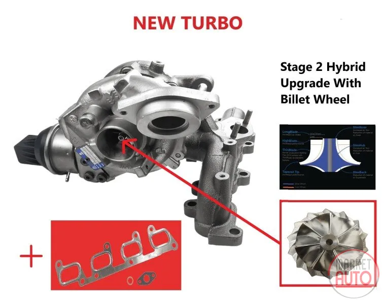 Turbolader neu (Stufe-2 Hybrid)-NĒRINGS