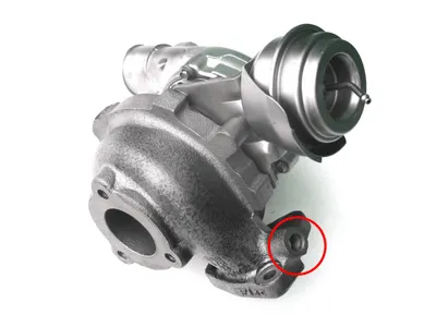 Turbolader restauriert (mit Platz für Temperatursensor (GARRETT)-NĒRINGS