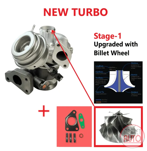 NEUER Turbolader Upgrade Stage-1 (Garrett)-PLS