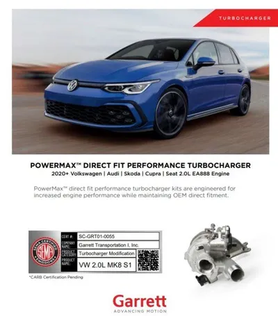 Turbolader PowerMax Garrett Perfromance -CZGT