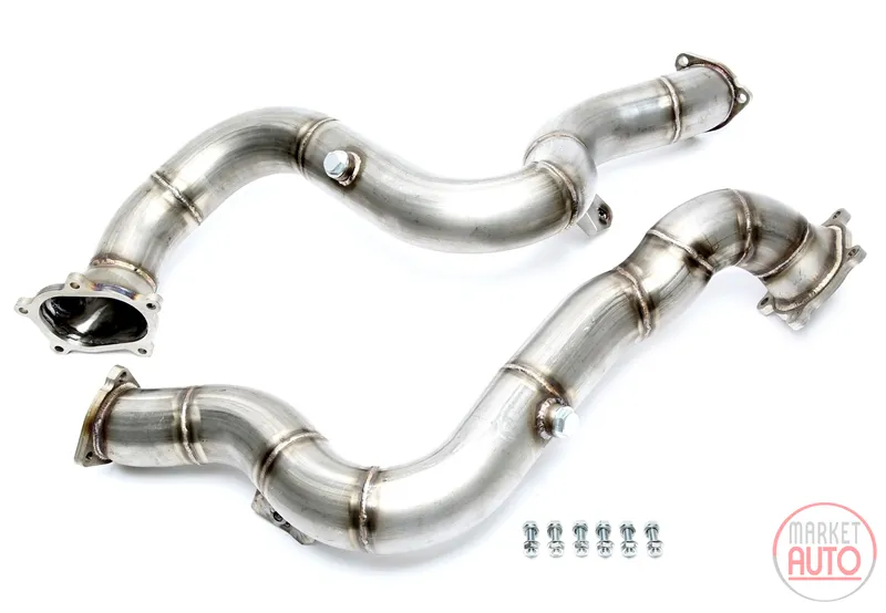 Edelstahl-Downpipe Audi