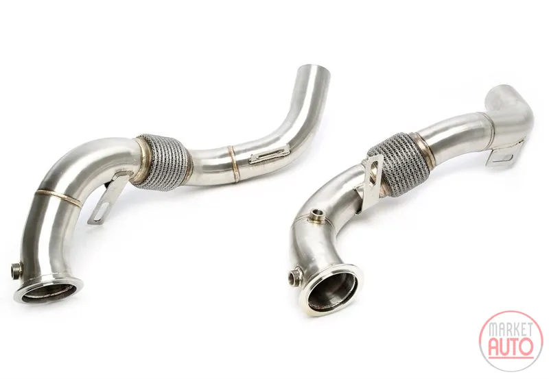 Eine Technix Edelstahl-Downpipe BMW