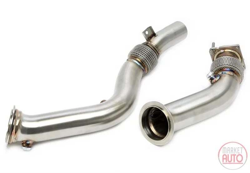 Downpipe ohne Katalysator mit Flex Pipe BMW