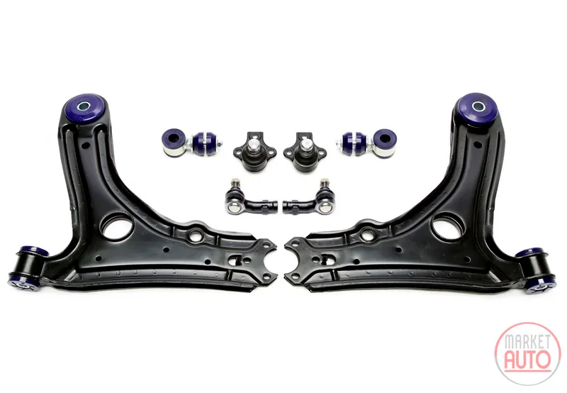 Wishbone-Set Vorderachse mit PU-Buchsen Seat · VW