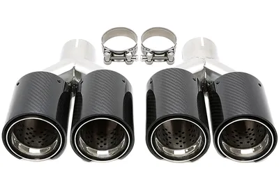 Trituración del tubo de escape BMW
