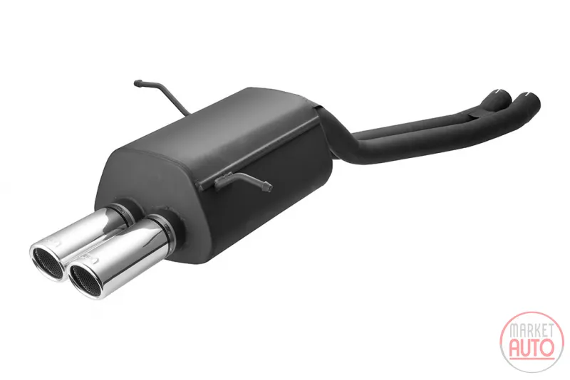 Sport-Endrohr BMW E46 6 cyl, two inlet pipes, podwojna rura dolotowa